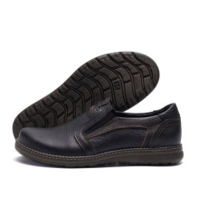 Демісезонні шкіряні туфлі Levis коричневі