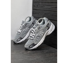 Кроссовки New Balance весна-лето материал замш/кожа/текстиль цвет серый