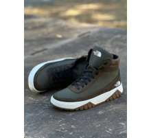 Зимние ботинки TNF без замочка хаки.