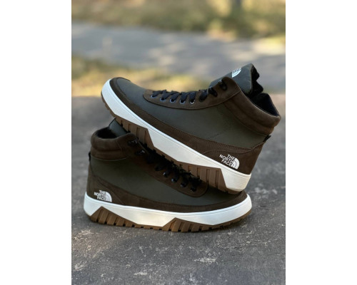 Зимние ботинки TNF без замочка хаки.