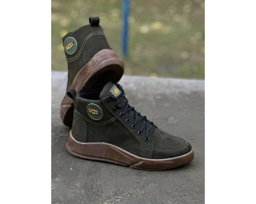 Зимние ботинки UGG хаки