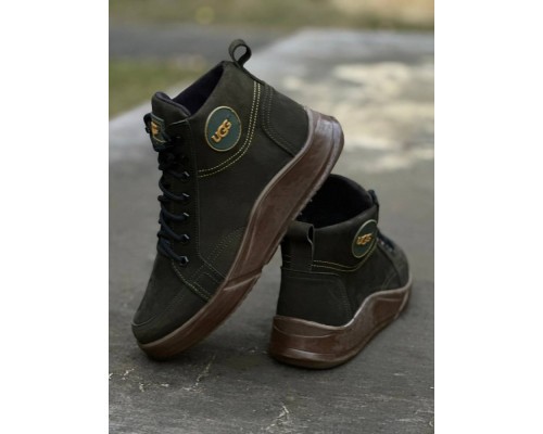 Зимние ботинки UGG хаки