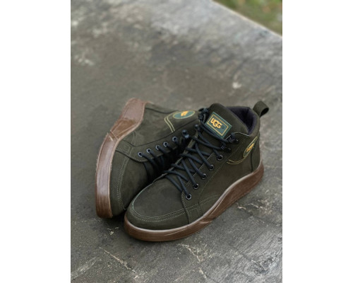 Зимние ботинки UGG хаки
