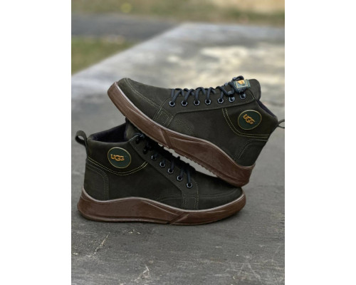Зимние ботинки UGG хаки