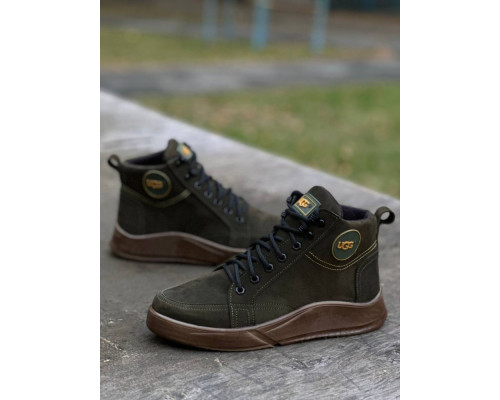 Зимние ботинки UGG хаки
