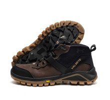 Зимние подростковые кожаные ботинки Valsetz коричневые