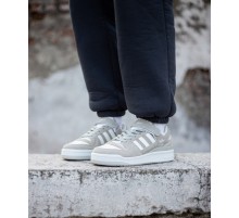 Женские кроссовки Adidas Forum 84 Low gray white