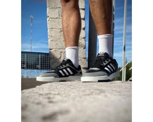 Мужские кроссовки Adidas drop step black grey