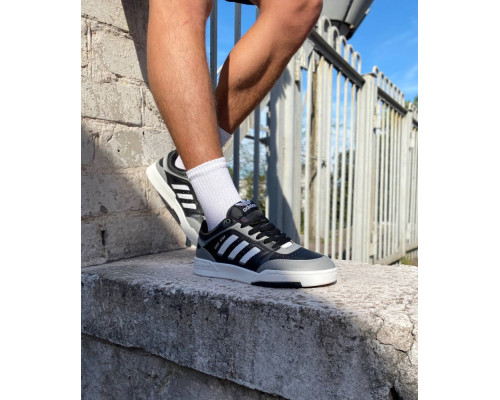 Мужские кроссовки Adidas drop step black grey