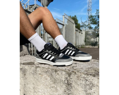 Мужские кроссовки Adidas drop step black grey