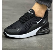 Літні кросівки Nike Air Max колір чорний/білий