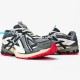 Демисезонные кроссовки New Balance весна лето цвет серый/белый/красный