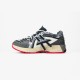 Демисезонные кроссовки New Balance весна лето цвет серый/белый/красный