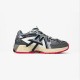 Демисезонные кроссовки New Balance весна лето цвет серый/белый/красный