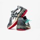 Демисезонные кроссовки New Balance весна лето цвет серый/белый/красный