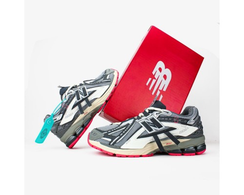 Демисезонные кроссовки New Balance весна лето цвет серый/белый/красный Демисезонные кроссовки New Balance весна лето цвет серый/белый/красный