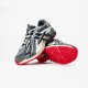Демисезонные кроссовки New Balance весна лето цвет серый/белый/красный