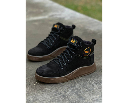 Зимние ботинки UGG черные