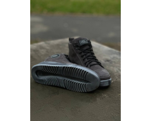 Зимові черевики UGG колір сірий, коричневий