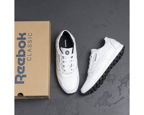Кроссовки демисезонные кожаные Reebok белые