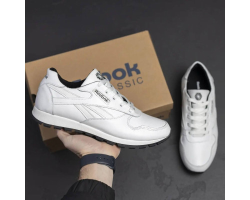 Кроссовки демисезонные кожаные Reebok белые