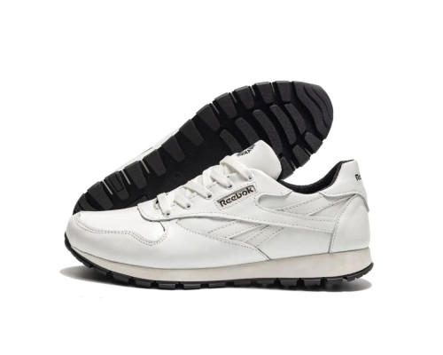 Кроссовки демисезонные кожаные Reebok белые