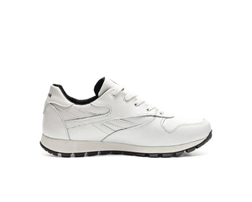 Кроссовки демисезонные кожаные Reebok белые