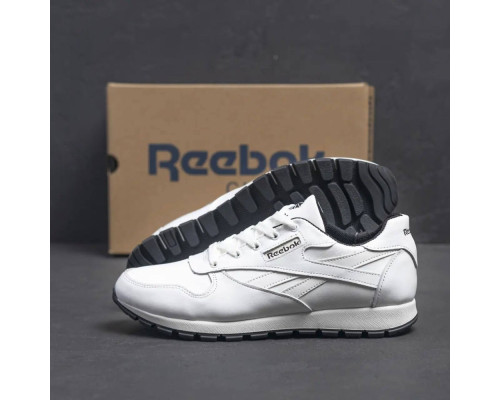 Кроссовки демисезонные кожаные Reebok белые