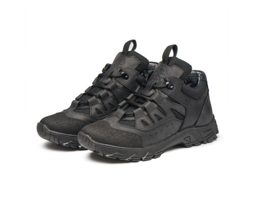 Тактические демисезонные кроссовки черные.