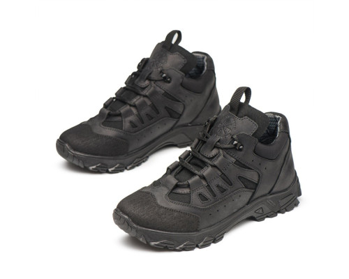 Тактические демисезонные кроссовки черные.