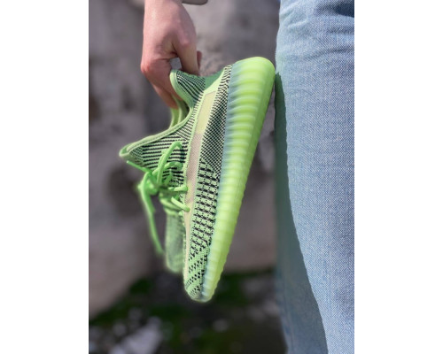 женские кроссовки adidas yeezy boost 350 лимонные