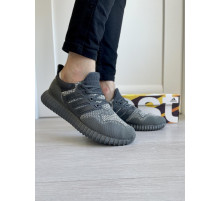 Кроссовки Adidas UltraBoost, беговые, сетка хаки