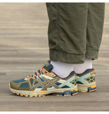 Кросівки Asics весна/літо сітка колір синій, хакі