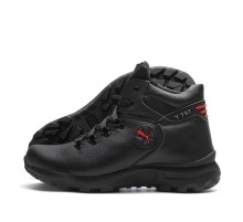 Зимові шкіряні черевики Puma колір чорний