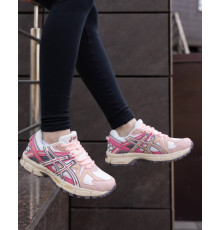 Кросівки жіночі літні -сітка  Asics Gel Kahana 8 колір: білий/ рожевий