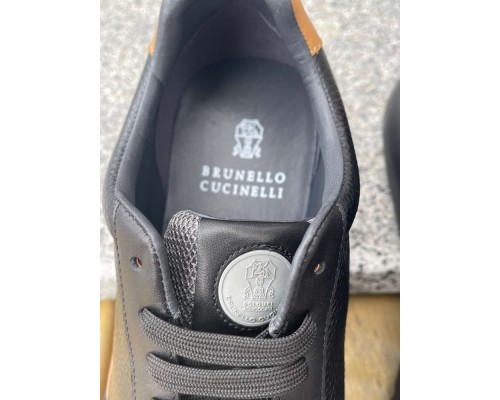 Кроссовки Brunello Cucinelli черный с коричневым Кроссовки Brunello Cucinelli черный с коричневым
