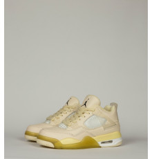 Женские кроссовки Nike Air Jordan 4 retro Fur Beige