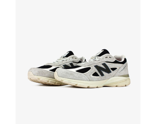 Кроссовки весна лето New Balance сетка бежевый/черный