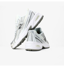 Кросівки весна літо New Balance сітка білий/срібний