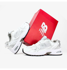 Кросівки весна літо New Balance колір білий/срібний