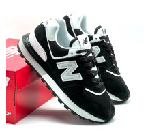 Кроссовки демисезонные New Balance цвет черный/белый