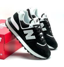 Кросівки демісезонні New Balance колір чорний/білий