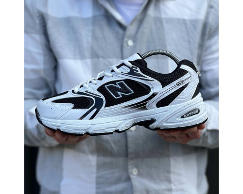 Кросівки весна-літо New Balance колір білий/чорний