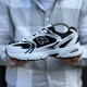 Кросівки весна-літо New Balance колір білий/чорний