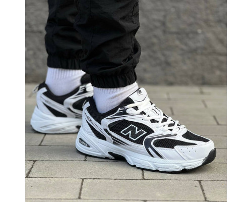 Кросівки весна-літо New Balance колір білий/чорний