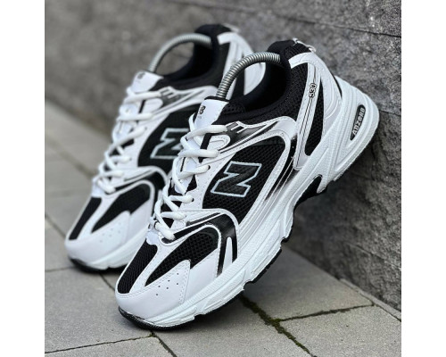 Кросівки весна-літо New Balance колір білий/чорний