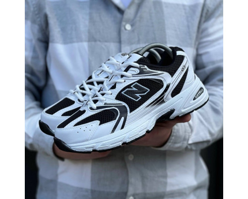 Кросівки весна-літо New Balance колір білий/чорний