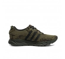 Кроссовки летняя сетка Adidas цвет камуфляж, масло