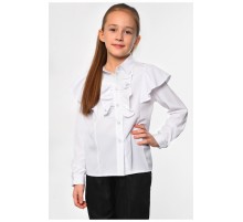 Сорочка дитяча для дівчинки білого кольору 182823L