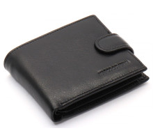 Черное классическое портмоне из натуральной кожи Marco Coverna MC-2003Н-1